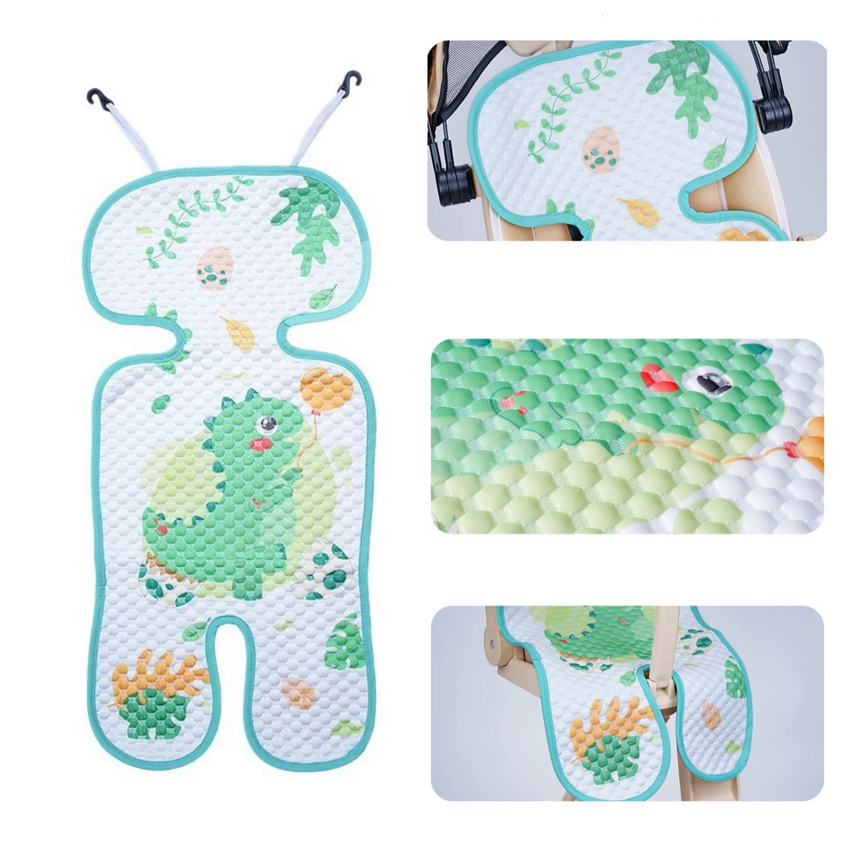 Colchoneta cochecito bebé malla transpirable fresca para verano