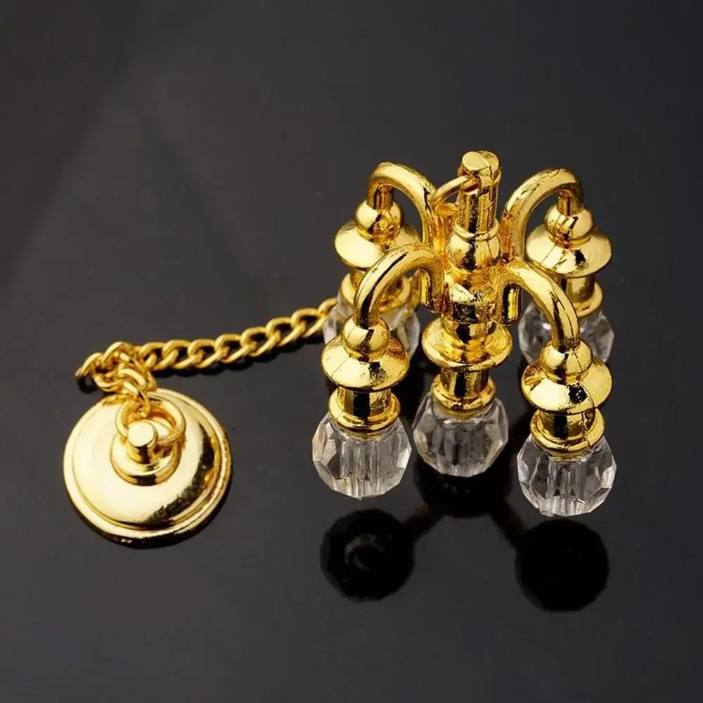Lámpara de techo vintage para casa de muñecas, miniatura decorativa - imagen 3