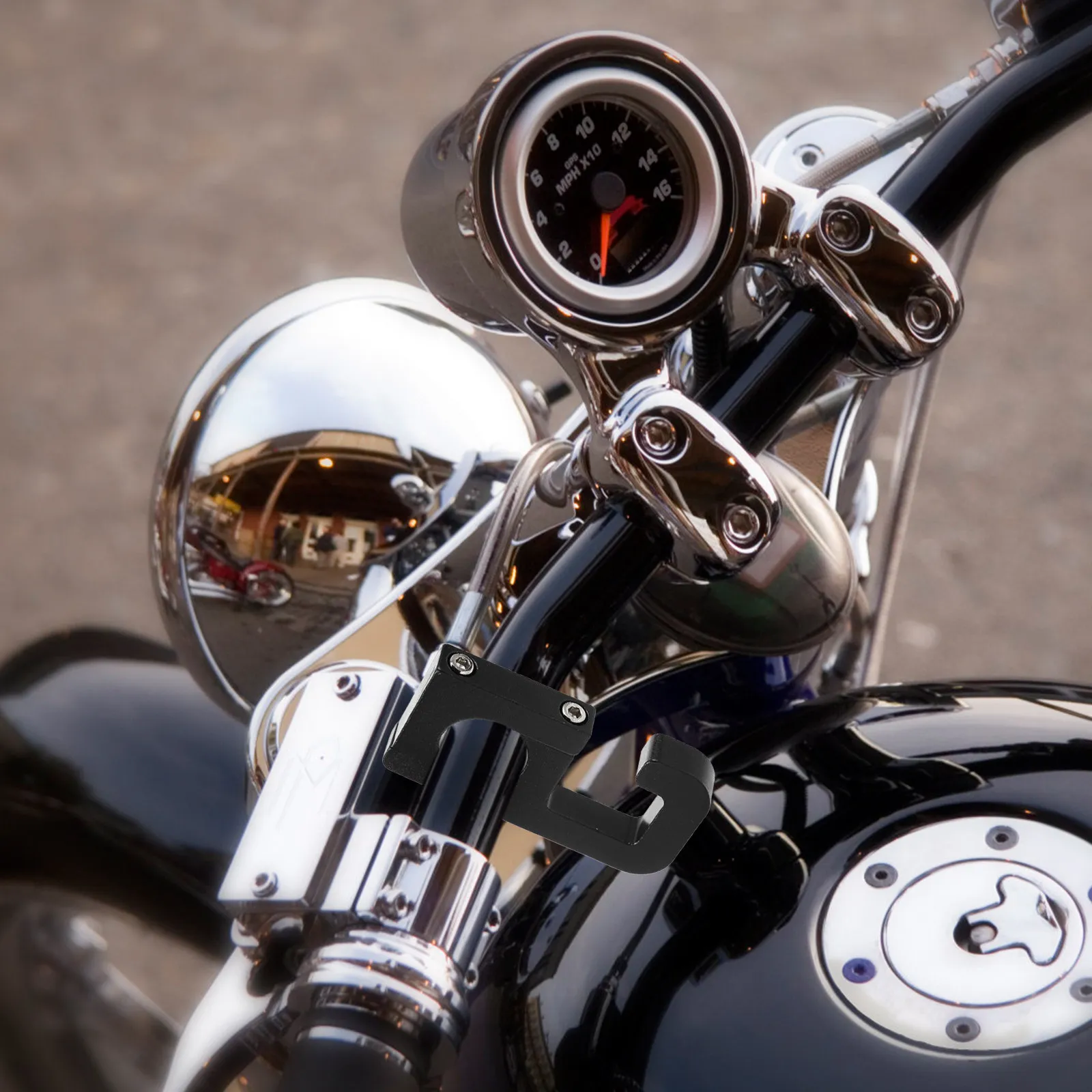 Gancho para casco aleación de aluminio resistente en scooter - imagen 5