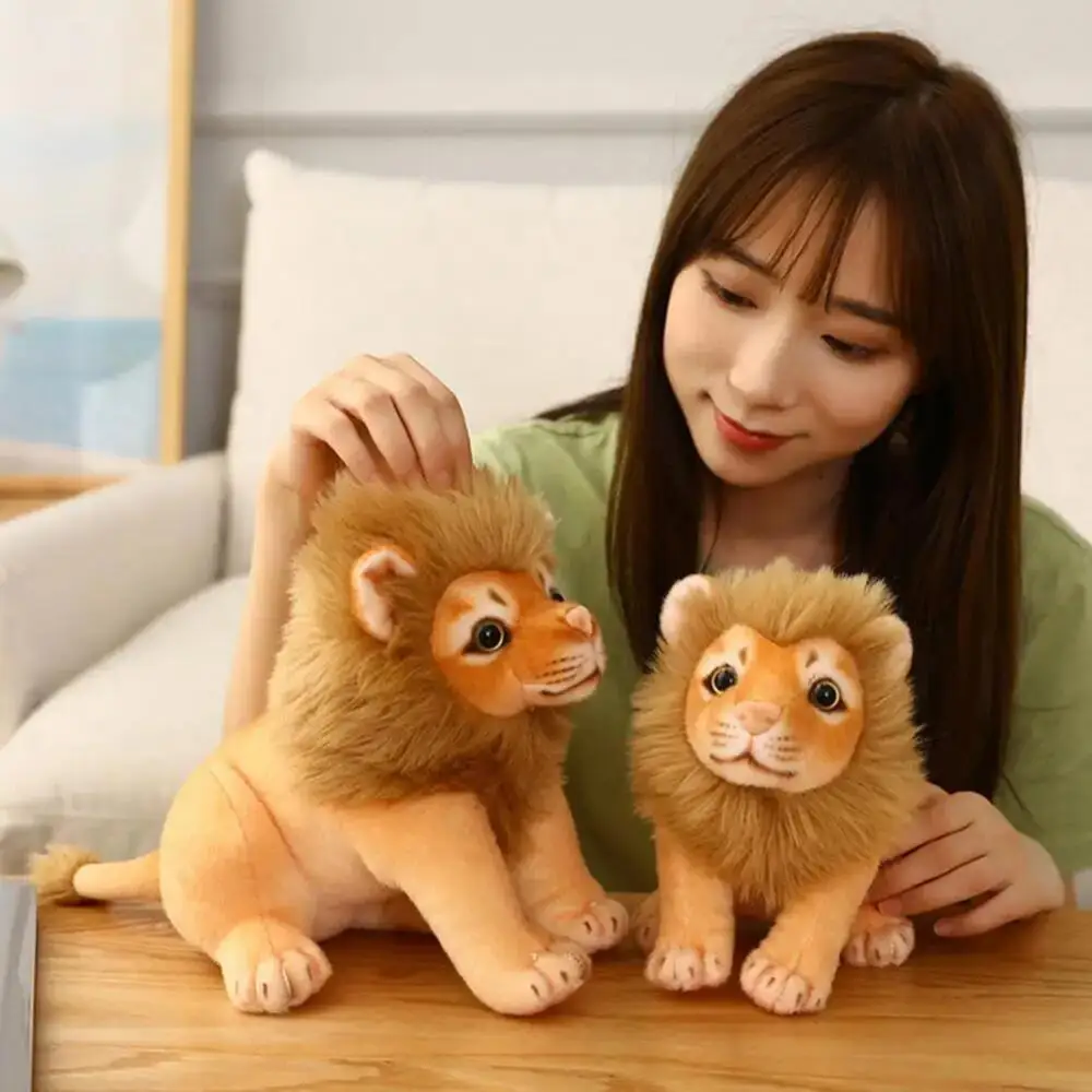 Muñeco de peluche león King of Grassland para decorar - imagen 2