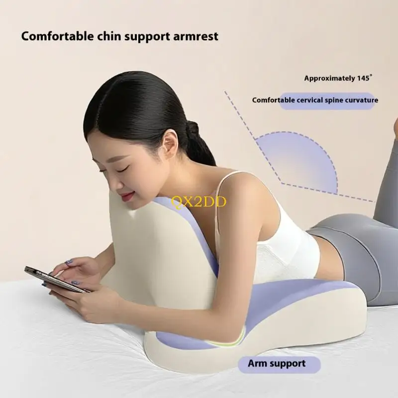 QX2D Almohada ortopédica bebé para dormir boca abajo suave - imagen 2