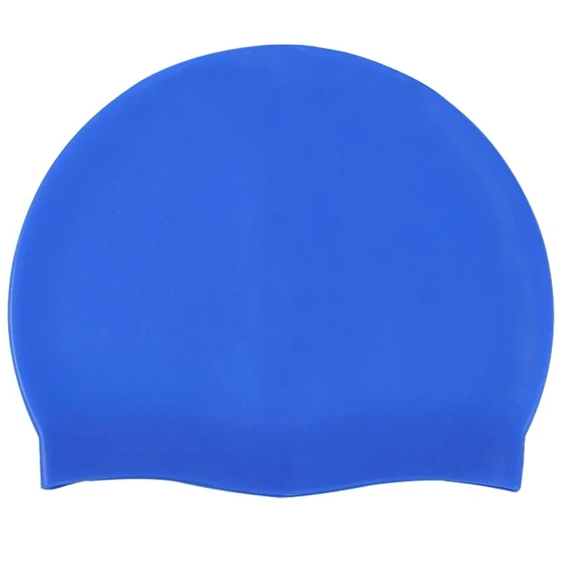 Gorro de natación de silicona impermeable elástico para adultos y niños - imagen 5
