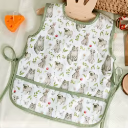 HappyFlute Babero impermeable antibabas – Lavable y seguro