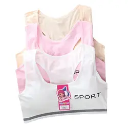 Sujetador deportivo para niñas - Top con relleno extraíble