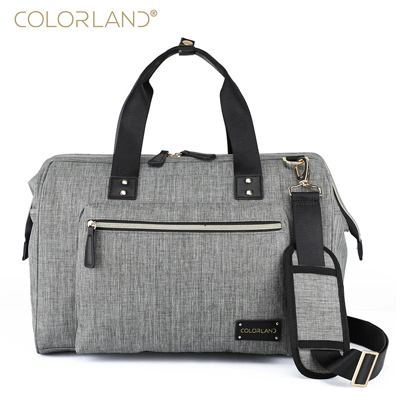 Colorland Bolsa de Pañales Impermeable con Cambiador para Bebé