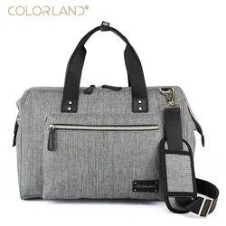 Colorland Bolsa de Pañales Impermeable con Cambiador para Bebé