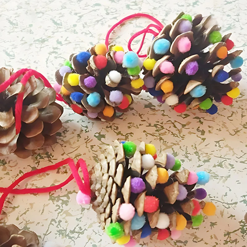 Bolas de peluche suaves para manualidades y decoración infantil - imagen 2