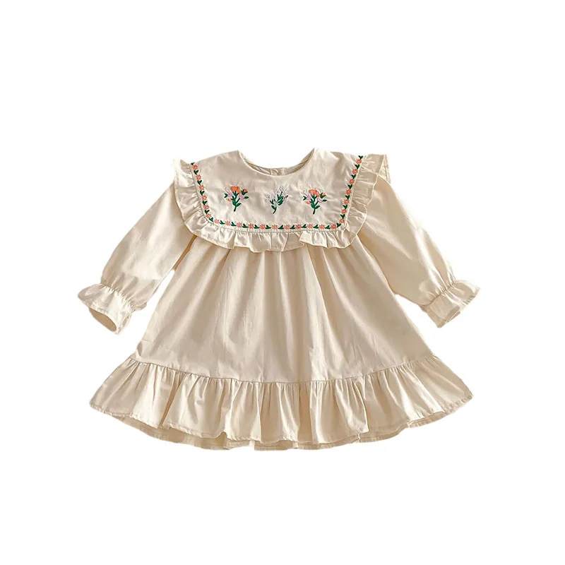 Vestido flores bordadas para niña MILANCEL – Primavera vintage - imagen 2