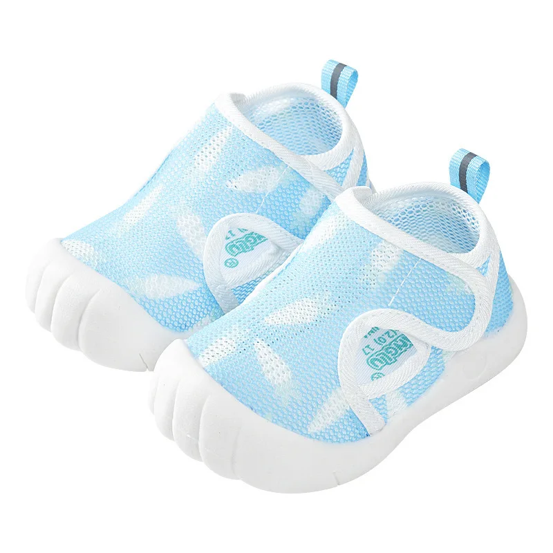 Zapatillas bebé de malla transpirable con suela antideslizante - imagen 3