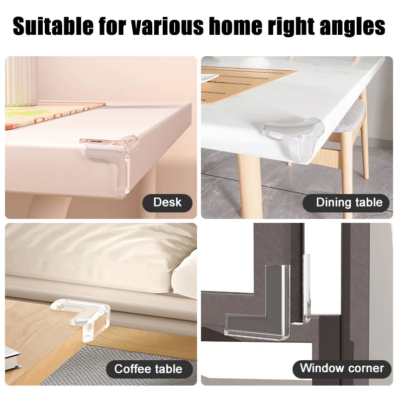 Protección de esquinas transparente autoadhesiva para muebles - imagen 5