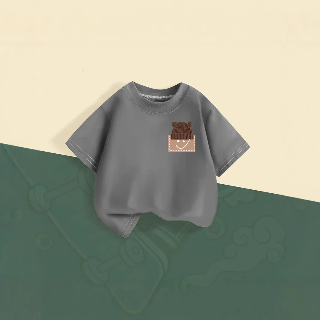 Camisetas estampadas verano frescas y transpirables niños y niñas - imagen 5