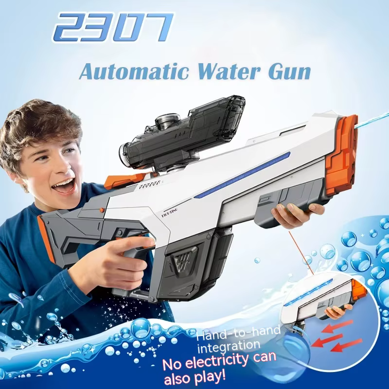 Pistola de agua con succión automática para piscina y playa