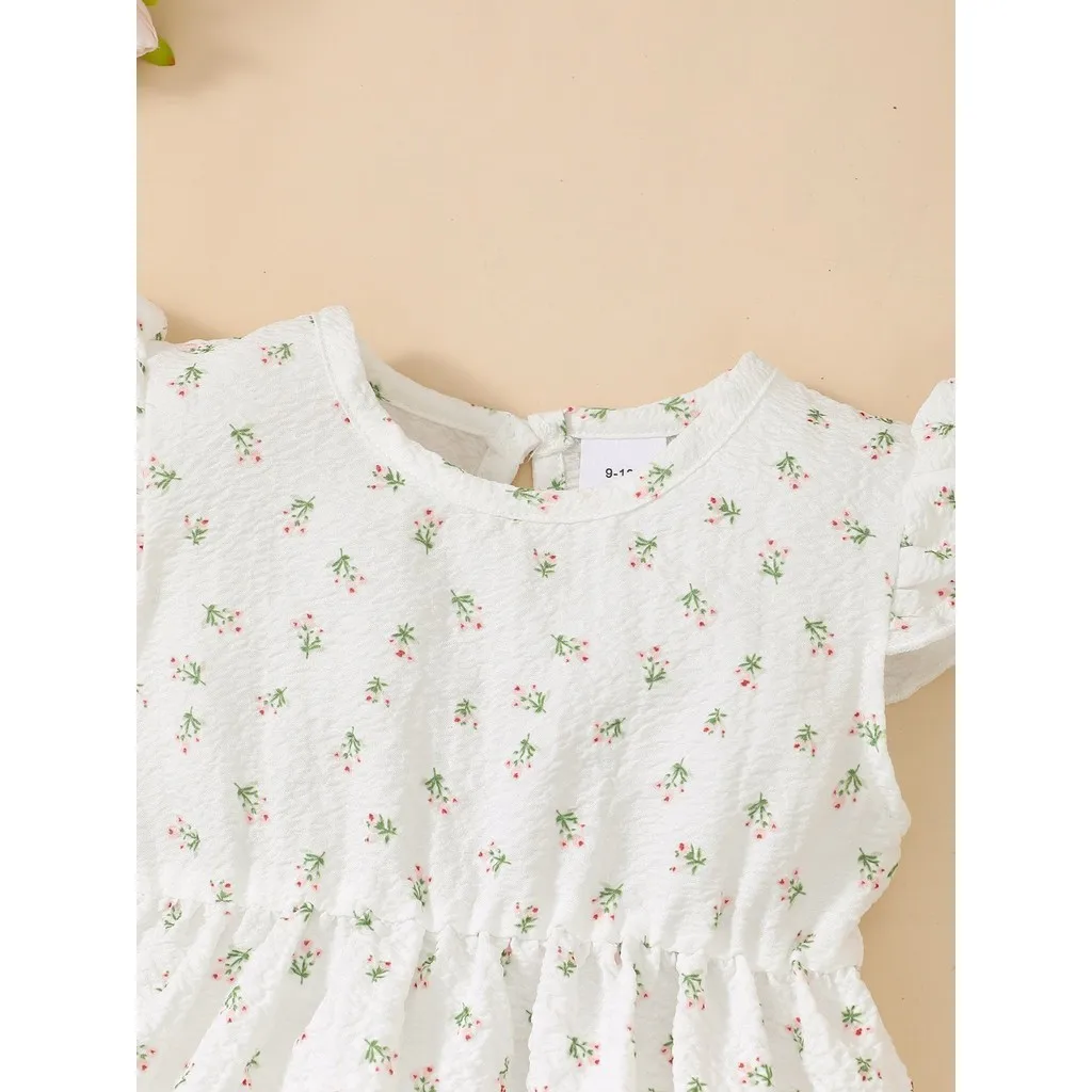 Body floral sin mangas para bebé niña - Ideal para verano - imagen 3