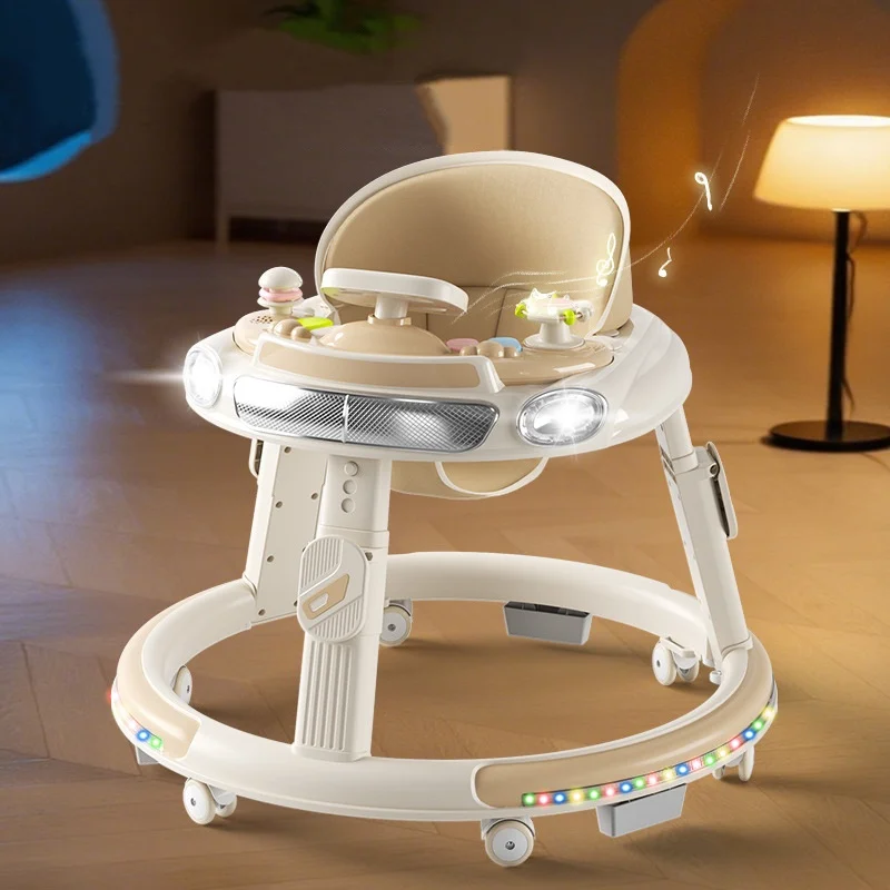 Cochecito paseo multifuncional anticaídas plegable para piernas en O - imagen 3