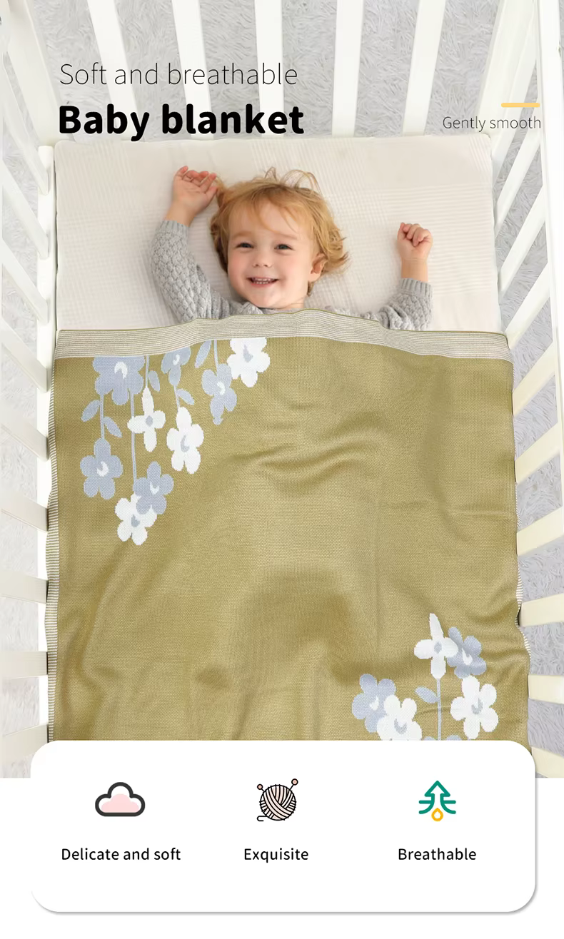 Funda de dormir floral para cochecito