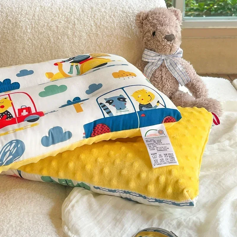 Almohada para bebé de terciopelo suave - Reposacabezas transpirable - imagen 3