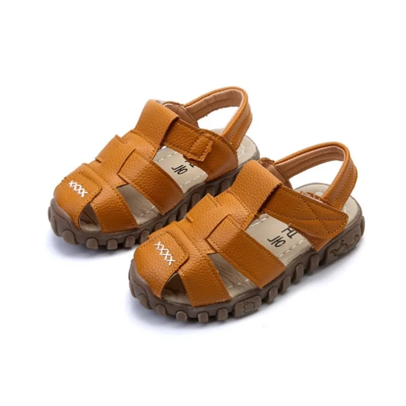 Zapatos romanos de piel PU para niño - Suela suave - imagen 4