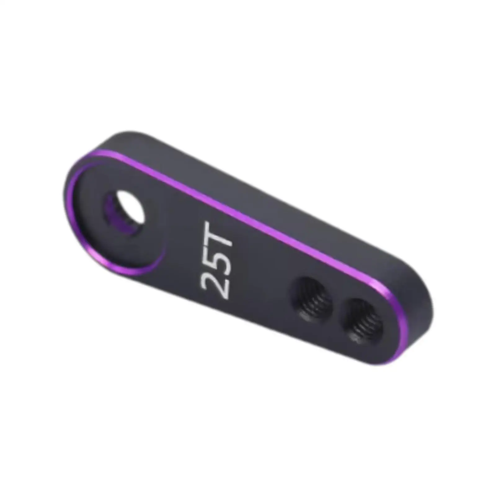 Brazo de servo metálico RC negro y violeta para camiones