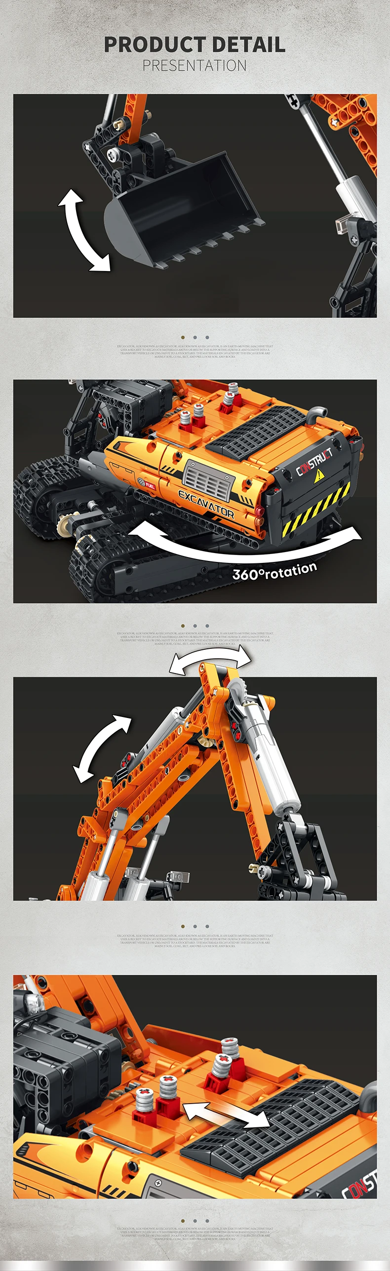 Piezas del kit de construcción