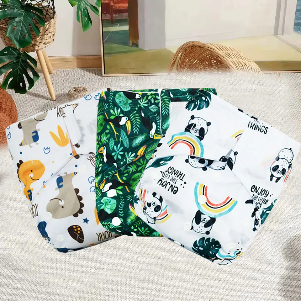Pañales de bolsillo de tela EezKoala secado rápido lavables para bebé - imagen 2
