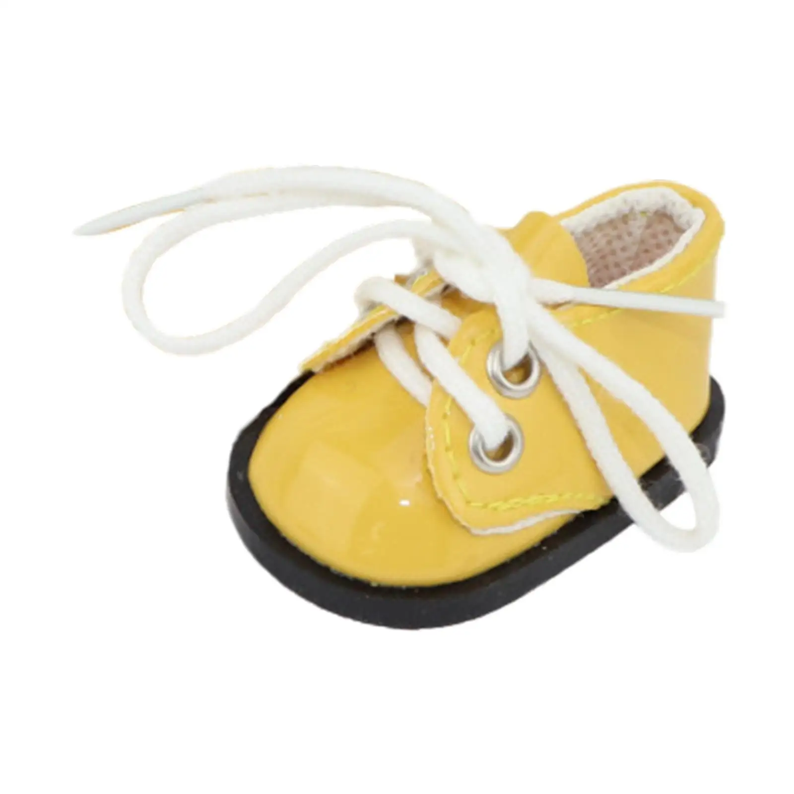 Zapatos para muñecas de PU con punta cuadrada para juegos