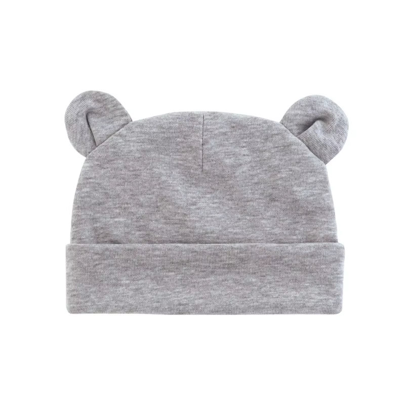 Gorro bebé recién nacido con orejeras de otoño e invierno - imagen 2