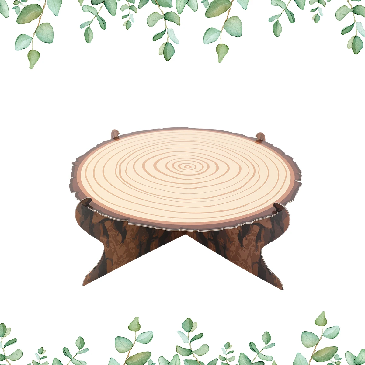 Molde de magdalenas infantil de madera – Diseño bosque natural - imagen 2