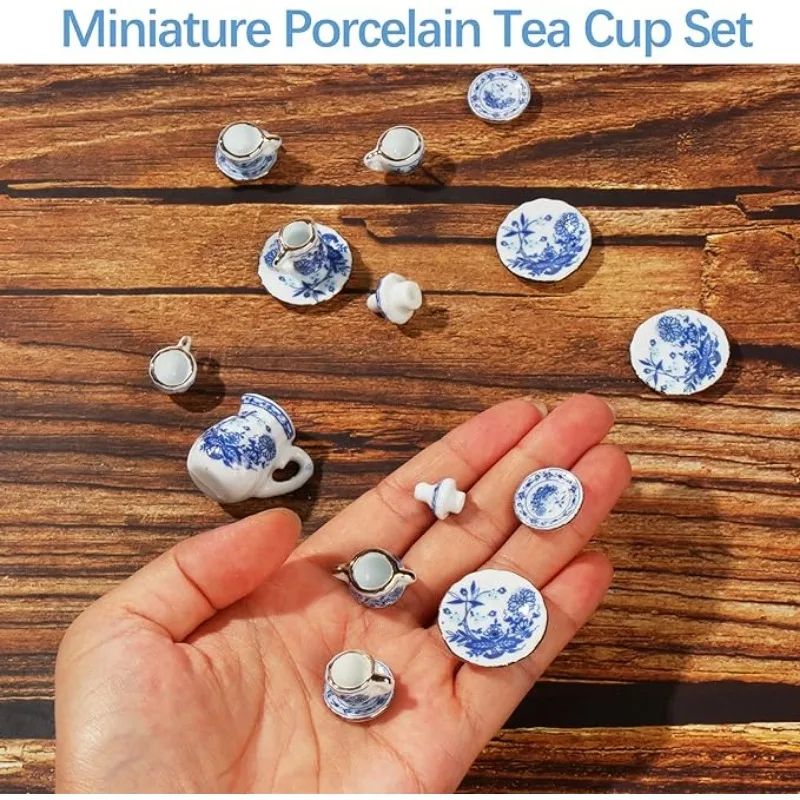 Juego de té infantil en cerámica para casita de muñecas - imagen 4