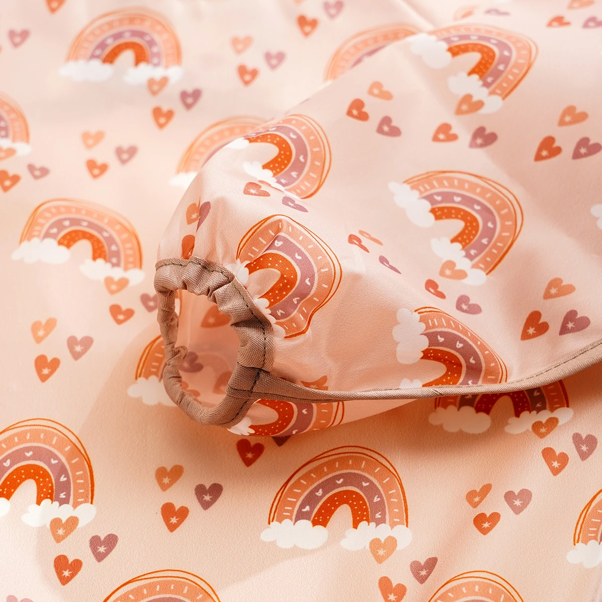 Elinfant babero impermeable de manga larga para bebé, fácil de limpiar - imagen 4