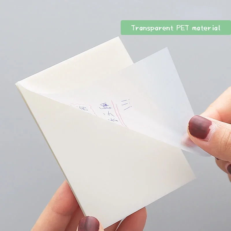 Bloc escolar de notas adhesivas transparentes - imagen 4