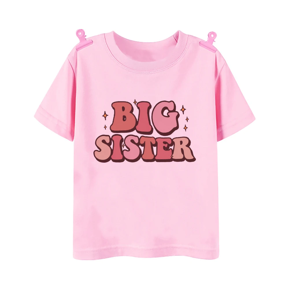 Camiseta a juego hermano y hermana estampado familiar