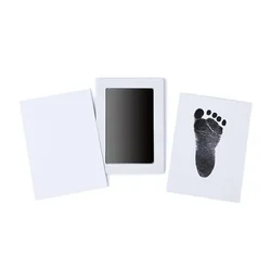 Kit de huellas y manos del bebé recién nacido DIY – tinta segura