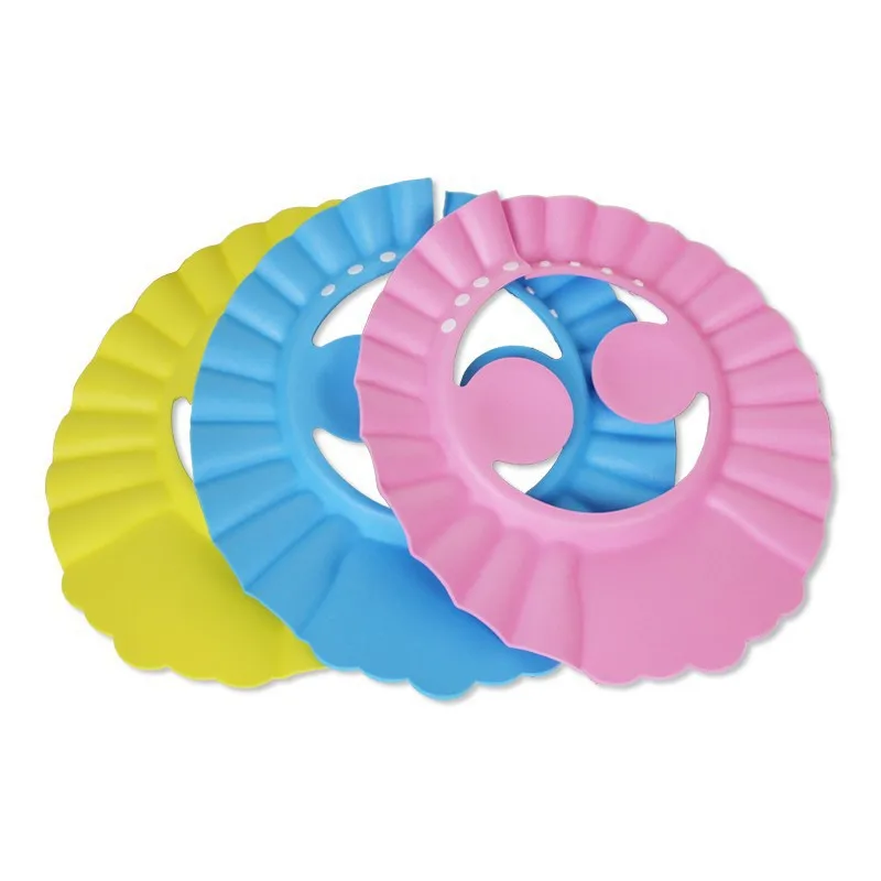Gorro de baño ajustable con protección para oídos de bebé - imagen 2