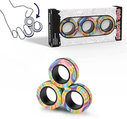 Anillos magnéticos giratorios para aliviar el estrés y la ansiedad
