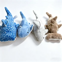 Figuras colgantes peluche tiburón tierno de cápsula para niños