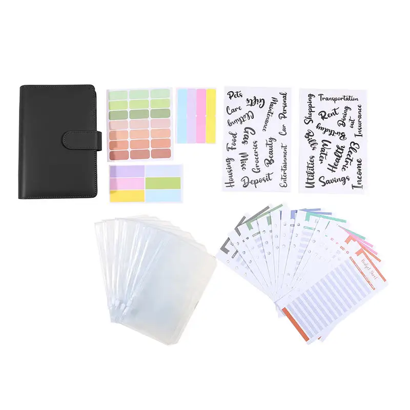 Carpeta de presupuesto con sobres para efectivo y libro ahorros - imagen 2