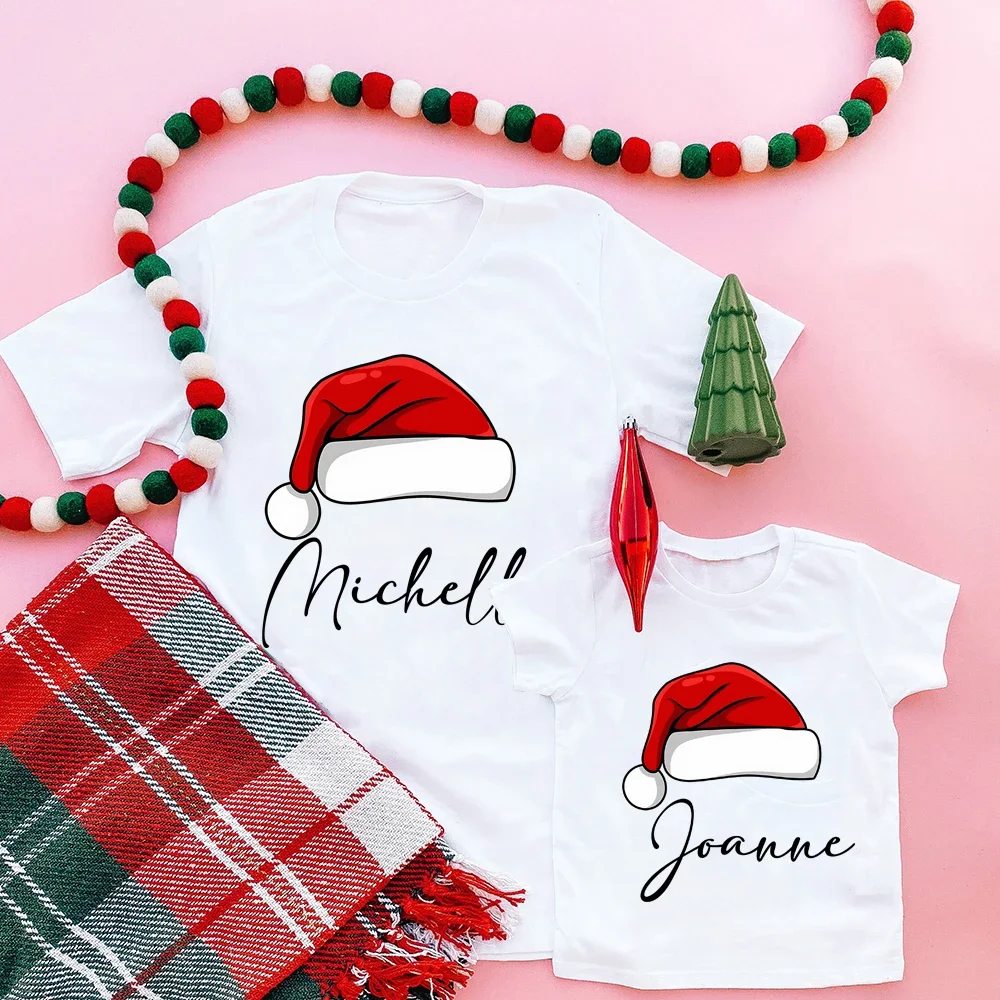 Camisetas navideñas familiares con nombre personalizado para Navidad - imagen 5