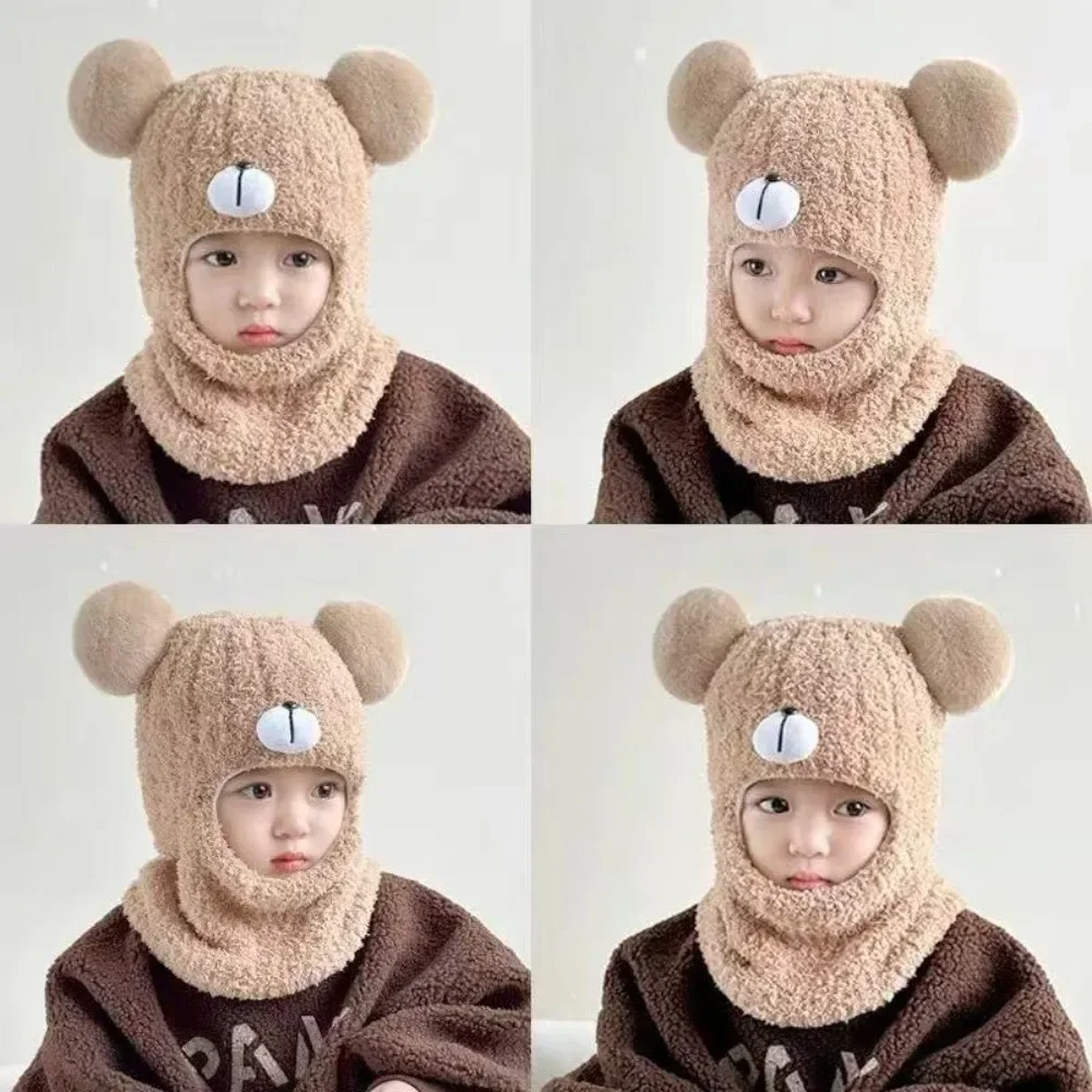 Bufanda con gorro integrado y protección auditiva para frío infantil - imagen 5