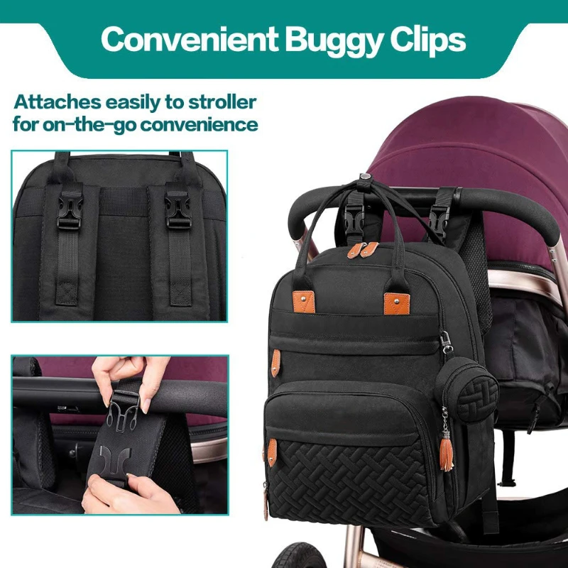 Bolsa impermeable plegable de gran capacidad para bebé y mamá - imagen 3