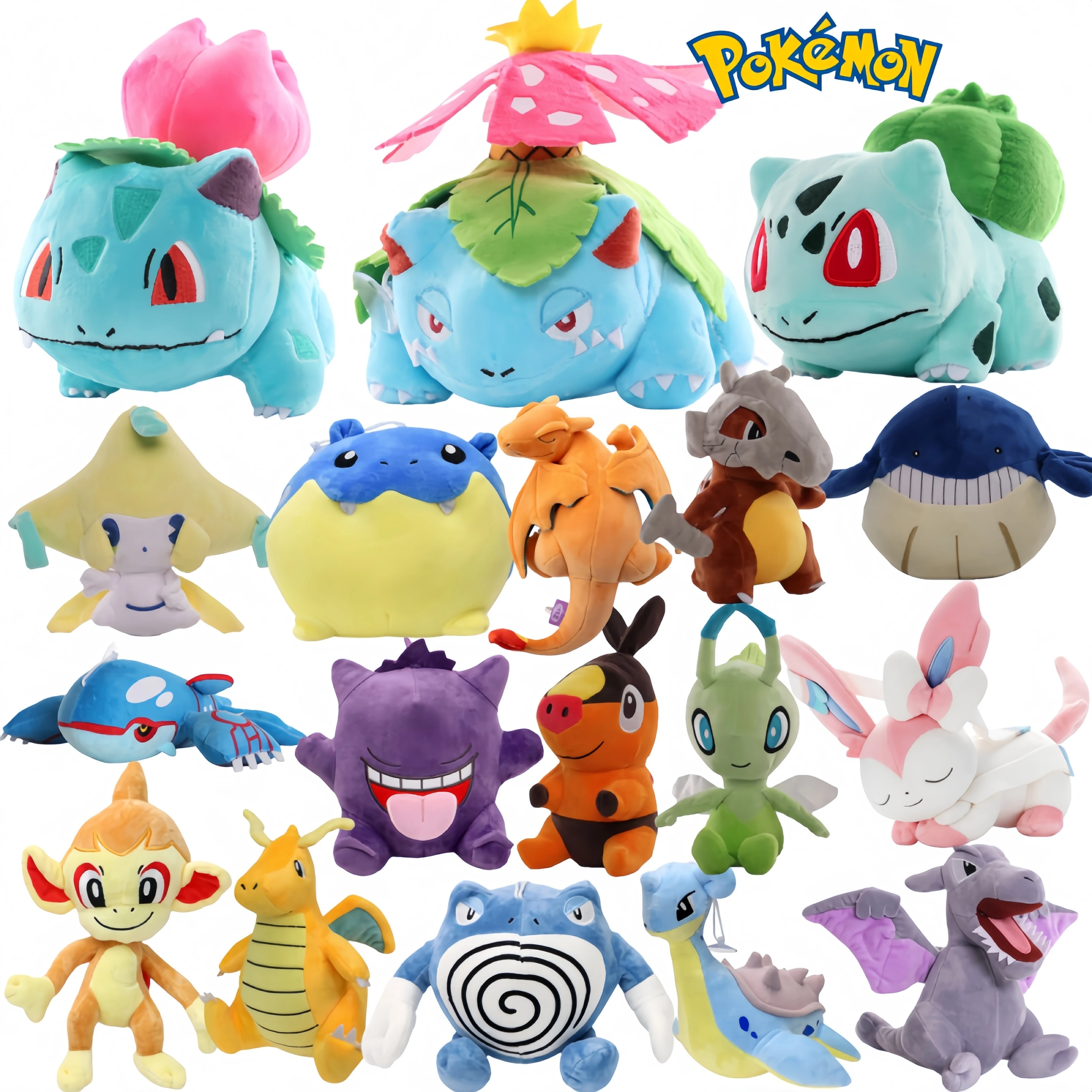 Peluche Venusaur de Pokémon, rana blanda para niños regalo - imagen 5