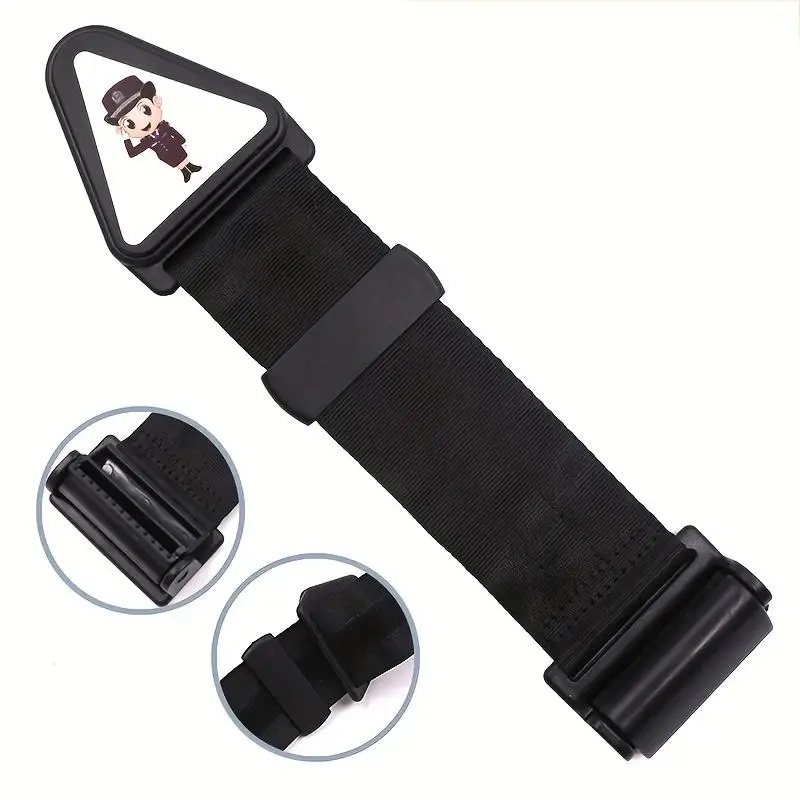 Protector de cinturón de seguridad infantil con fijación ajustable