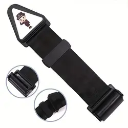 Protector de cinturón de seguridad infantil con fijación ajustable