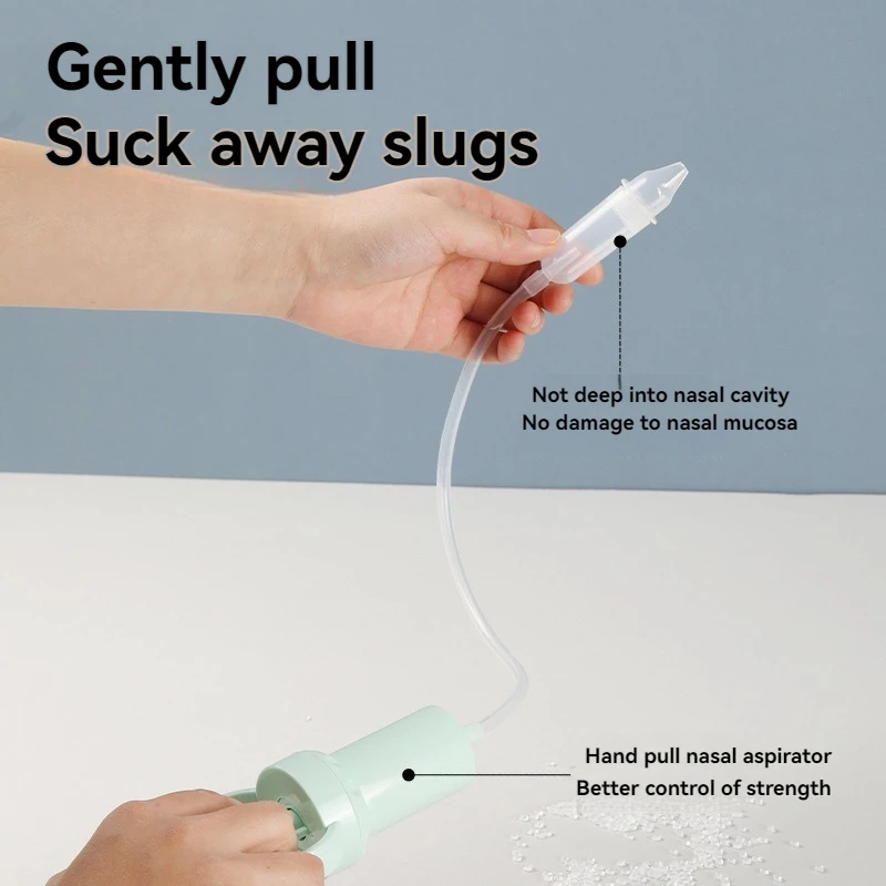 Aspirador nasal para bebés potente de bomba manual, seguro y cómodo - imagen 3