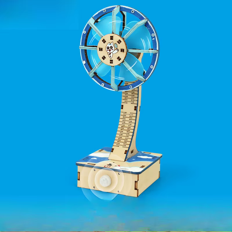 Kit completo del ventilador de madera DIY con sensor
