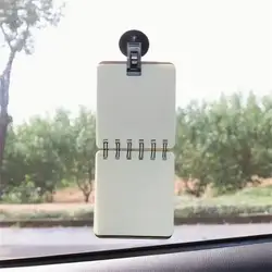 Soporte tarjetas de aparcamiento con ventosa y clip para coche