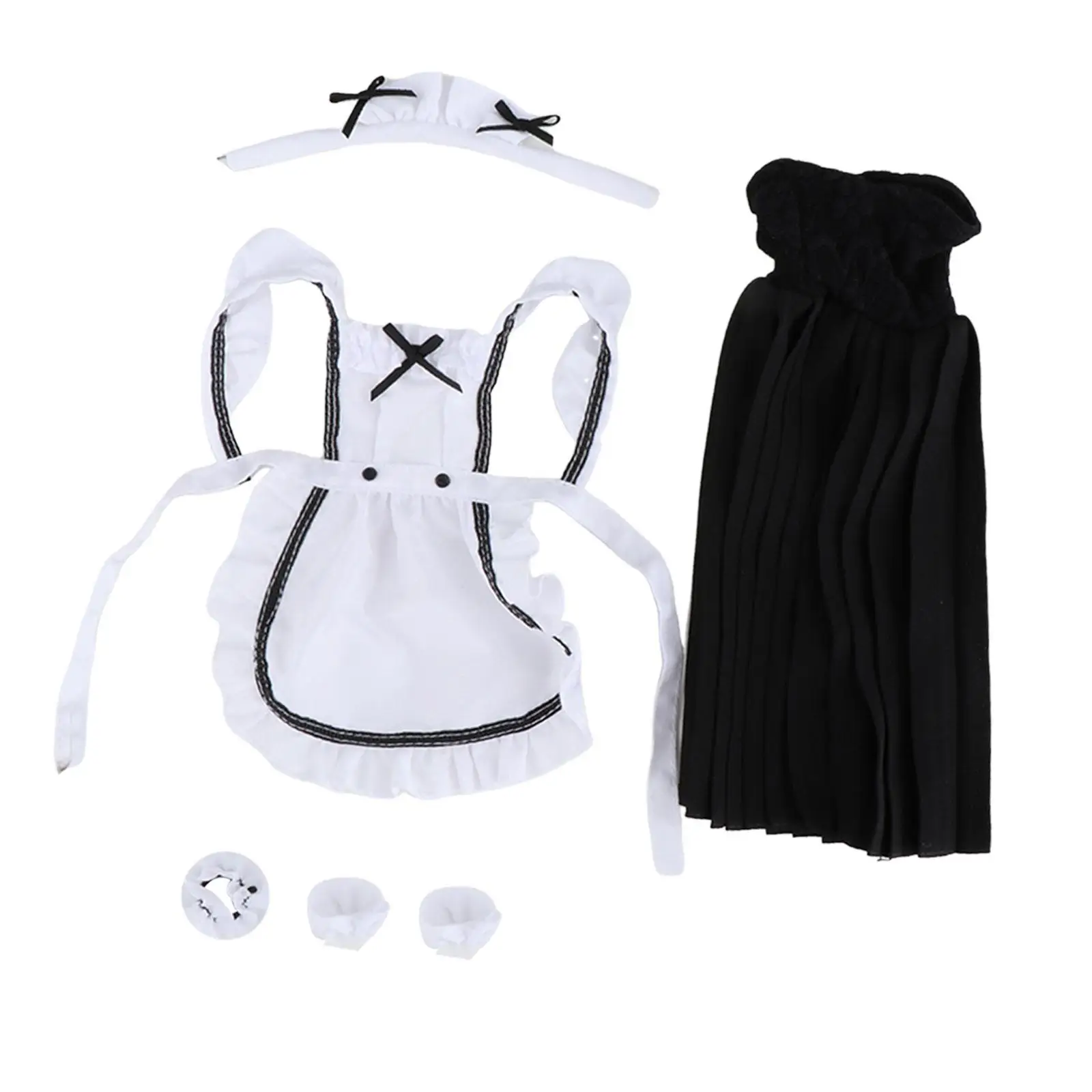 Vestido de sirvienta para muñeca estilo cosplay – Ropa BJD
