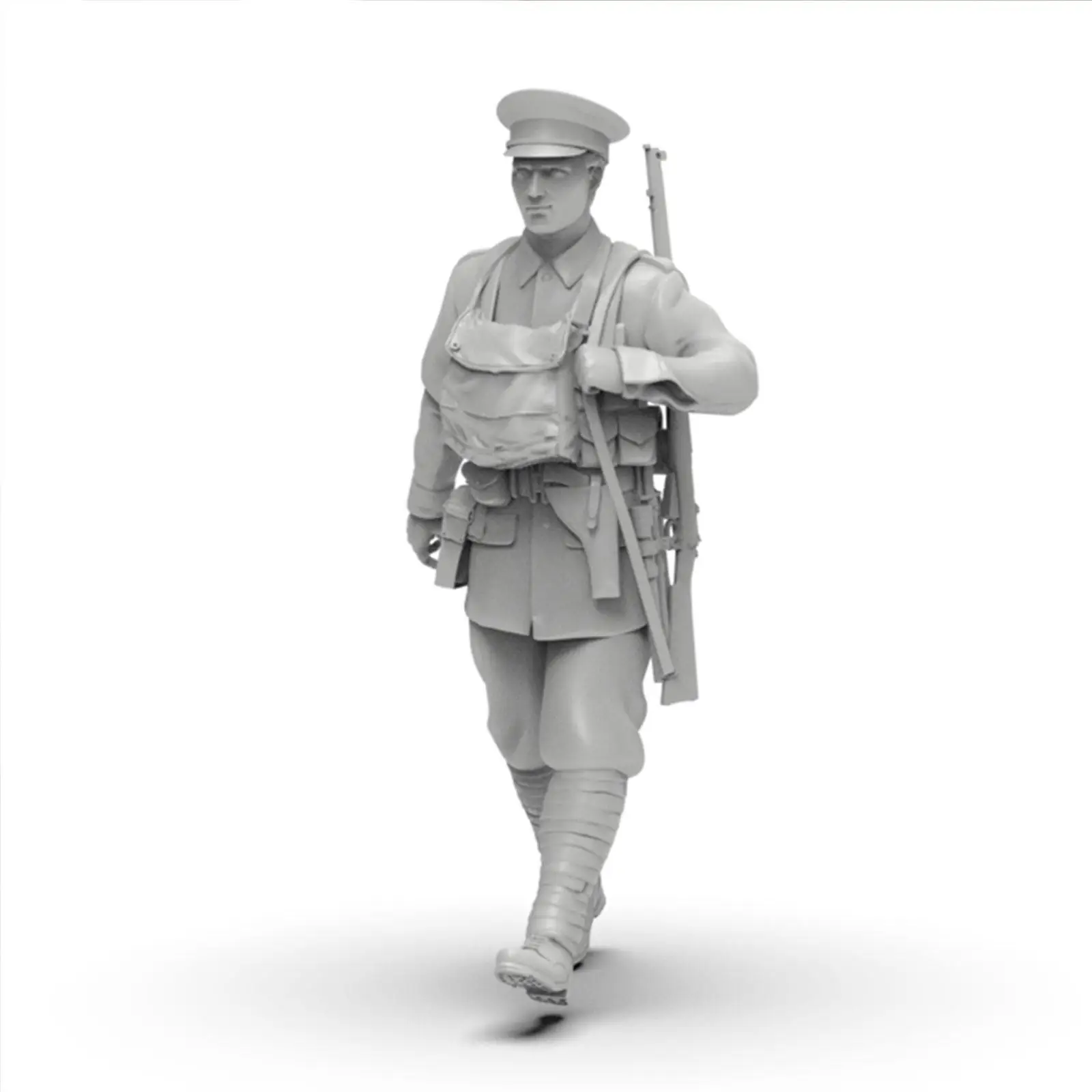 Figuras de personas en miniatura sin pintar para escenas - imagen 5