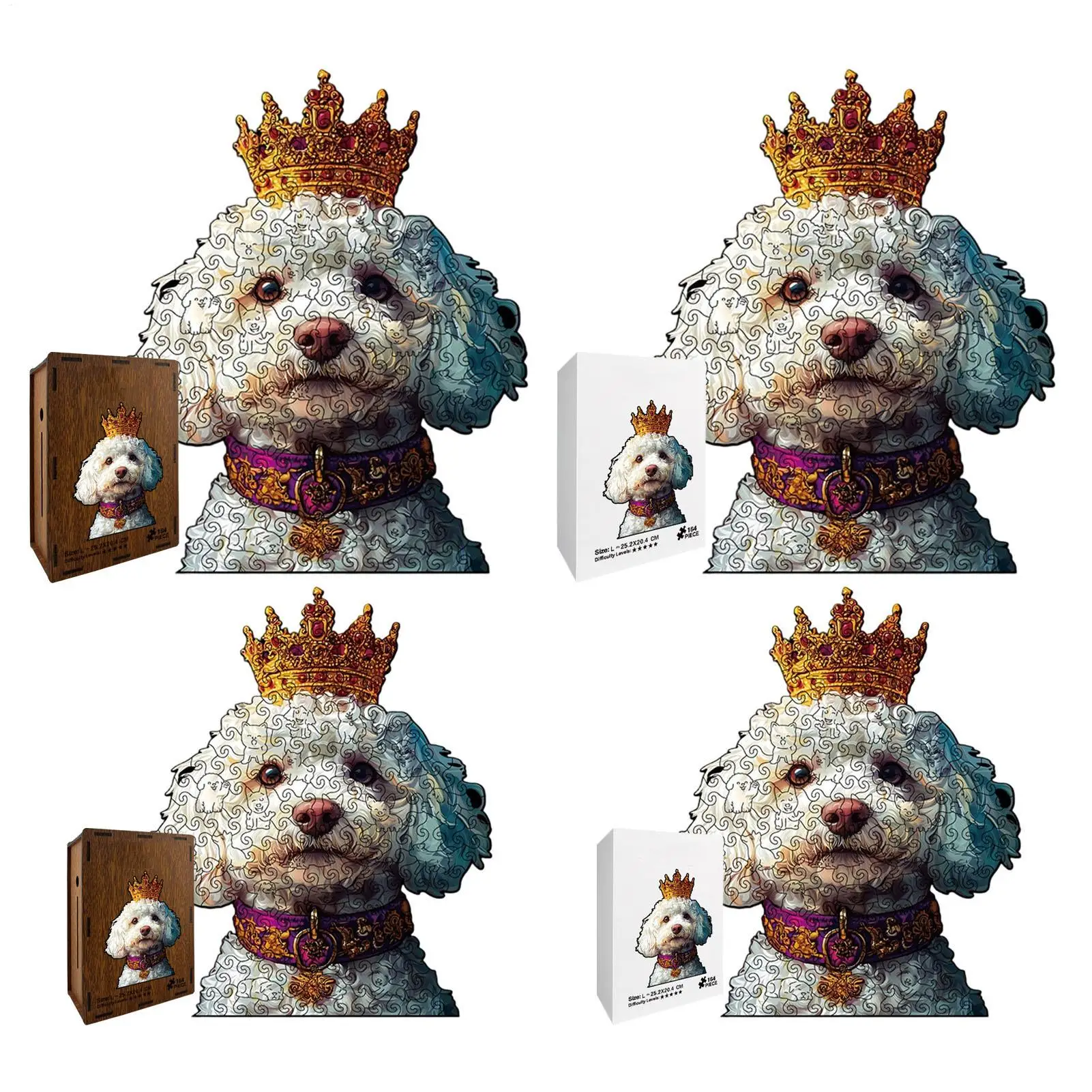Rompecabezas de madera con perros para adultos - imagen 4