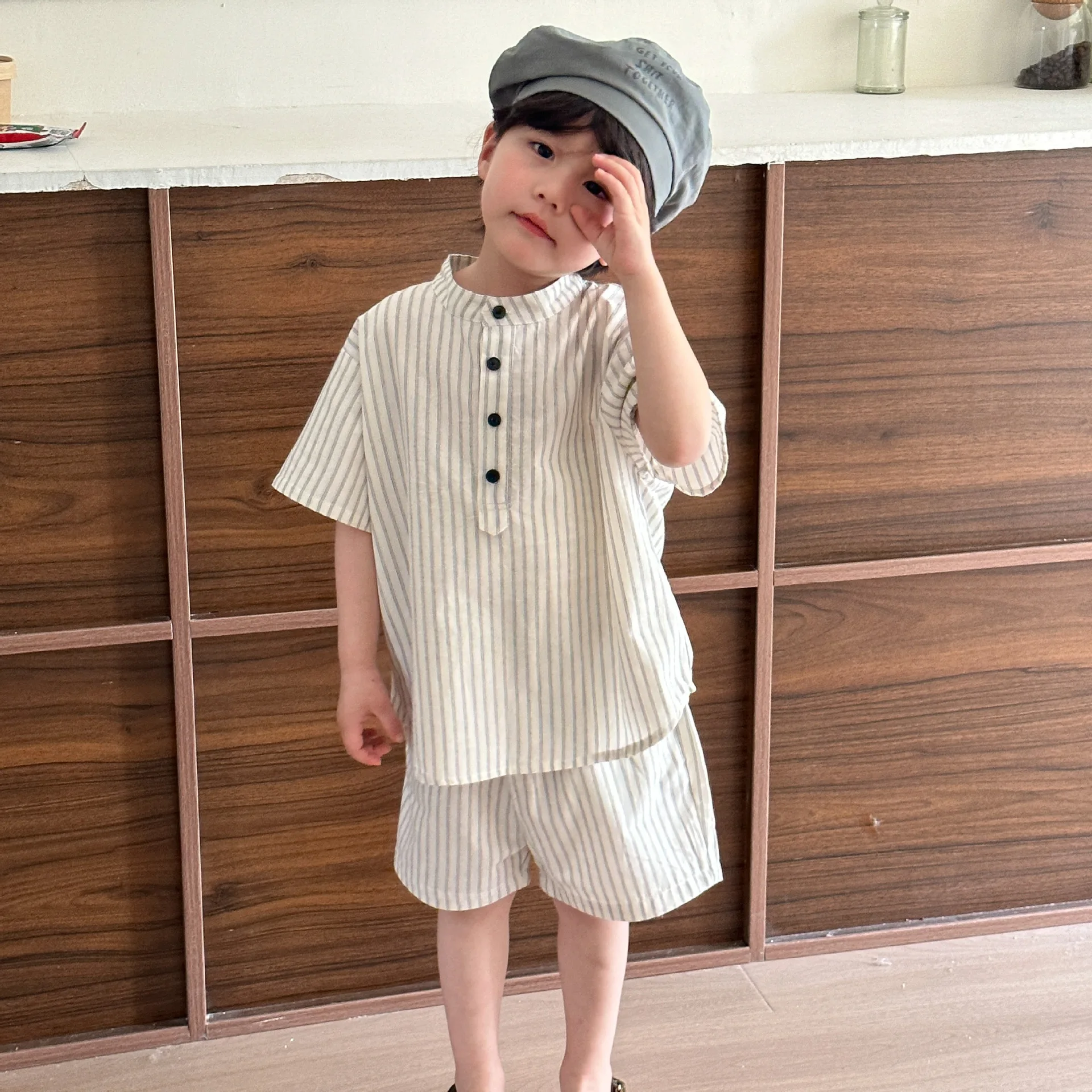 Conjunto verano infantil algodón: camiseta manga corta y shorts - imagen 4