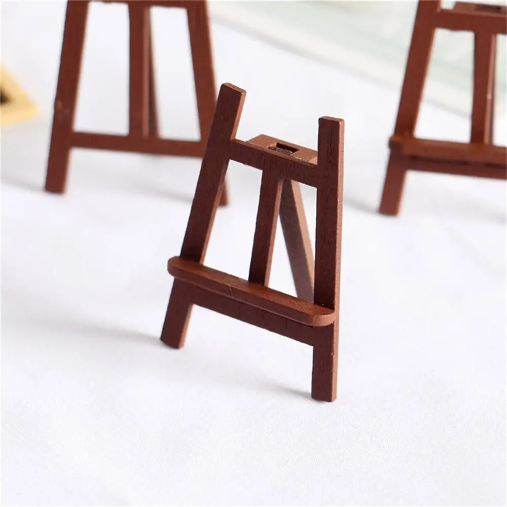 Mini pizarra de madera para juego simbólico con caballete - imagen 2